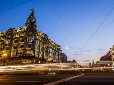 Ночная поездка по Санкт-Петербургу и разведение мостов (Ночная автобусная экскурсия по Санкт-Петербургу и разведение мостов)