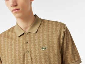 Мужское поло Lacoste приталенного кроя