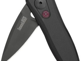 Автоматический складной нож Launch 4 - Kershaw 7500BLK Black, сталь Crucible CPM® 154, рукоять анодированный алюминий, чёрный