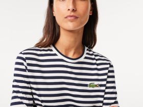 Женская трикотажная Футболка Lacoste