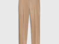 Укороченные брюки из хлопка, Бежевый