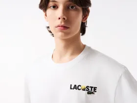 Мужская футболка Lacoste из плотного хлопка