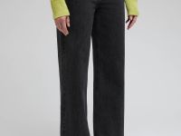 Широкие джинсы с высокой посадкой