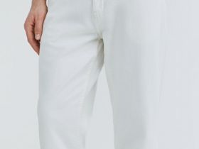 Зауженные джинсы Tapered fit, Белый