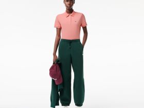 Женское поло Lacoste классического кроя из хлопка пике