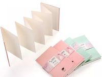 Скетчбук-гармошка для акварели Paul Rubens раскладной до 100х15 см 300 г, среднезернистая, зеленый