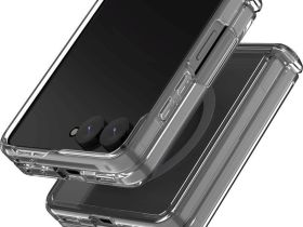 Чехол Araree Duple 360 M для Galaxy Z Flip8 прозрачный+черный