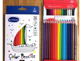 Набор карандашей цветных Acmeliae 36 цв+точилка, в картонном футляре