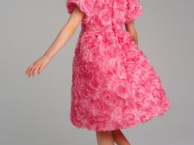 Платье текстильное для девочек