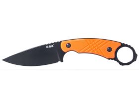 Туристический нож Sanrenmu Orange S768-4, сталь 12C27, рукоять G10, оранжевый/черный