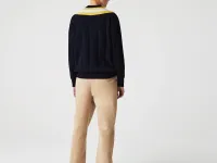 Женский шерстяной свитер Lacoste в полоску