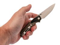 Складной нож SRM Dome 106M-GW, сталь 14C28N, рукоять G10+Gmascus серый