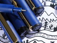 Набор капиллярных ручек Finenolo 7 шт (0.2, 0.25, 0.3, 0.35, 0.4, 0.45, 0.5мм) черные в пластиковой коробке