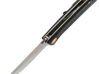 Складной нож Five Knives 21, сталь D2, рукоять микарта, черный