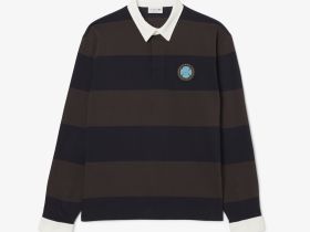 Мужское поло-регби Lacoste свободного кроя