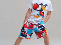 Комплект трикотажный для мальчиков: фуфайка (футболка), шорты