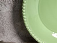 Тарелка Грация/Grace, зеленая