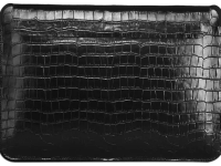 Чехол для ноутбука WiWU Skin Croco Genuine Leather Sleeve для Apple MacBook 13.3" (черный)