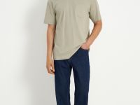 Футболка из хлопка свободного силуэта