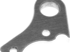 Держатель заднего переключателя "петух" Meta №79 фрезерованный (серебристый)