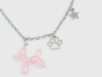 Ожерелье для девочек, Серебряный