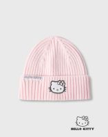 Розовая шапка бини с вышивкой Hello Kitty для девочки Глория Джинс