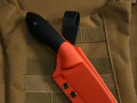 Туристический нож N.C. Custom Crony, сталь AUS-10, рукоять Black/Orange G10