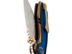 Складной нож Assassin knives Mini Rex, сталь M398, рукоять титан/микарта