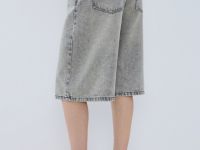 Шорты-бермуды со средней посадкой, Серый