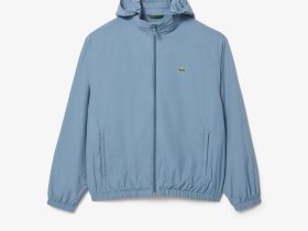 Мужская водоотталкивающая спортивная куртка Lacoste с капюшоном