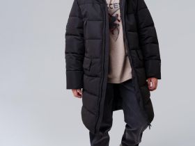 Пальто текстильное с полиуретановым покрытием для мальчиков