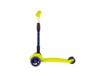 Самокат  Maxiscoo Baby Delux (с лыжами), цвет Черный-Розовый