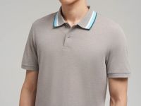 Поло slim fit из хлопка пике