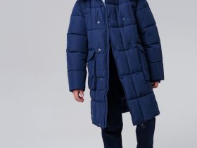 Пальто текстильное с полиуретановым покрытием для мальчиков