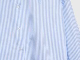 Рубашка из хлопка, Голубой