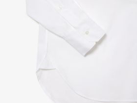 Женская рубашка Lacoste оверсайз с нагрудным карманом