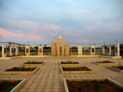 Памятник, посвященный ветеранам газовой промышленности Якутии