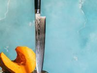 Нож кухонный "Samura DAMASCUS" Гранд Шеф 240 мм, G-10, дамаск 67 слоев