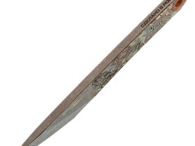 Нож N.C.Custom киридаши Лошадь stonewash, сталь AUS-8