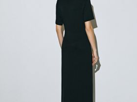 Платье-футболка с декором, Черный