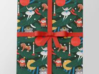 Упаковочная бумага "Щелкунчик" 70х100 см