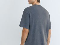 Футболка из структурной ткани, Синий