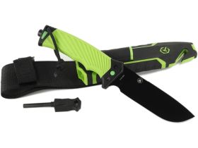 Нож Ganzo G8012V2-LG c паракордом, сталь 8CR13, рукоять пластик