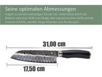 Wakoli Профессиональный набор из 3 кухонных ножей из натуральной дамасской стали с деревянными ручками из пакки в деревянной коробке Wakoli Edib