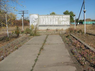 Братская могила советских воинов, погибших в период Сталинградской битвы