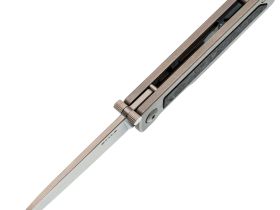 Складной нож Mr.Blade Style stonewashed сталь N690, рукоять Grey Titanium