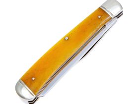 Нож складной Cold Steel Trapper, сталь 8Cr13MoV, рукоять кость, желтый