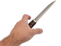 Нож Финка Том, сталь Elmax, рукоять карельская береза