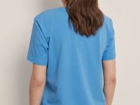 Футболка свободного силуэта с принтом