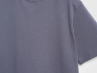 Футболка из текстурной ткани, Серый